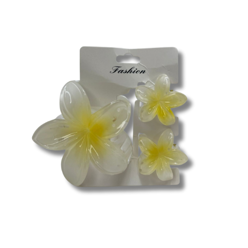 Kit com 3 Presilhas Florais